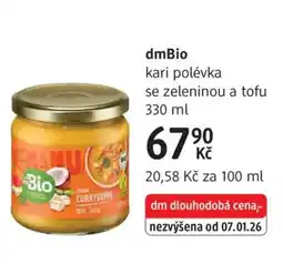 dm drogerie Dmbio nabídka