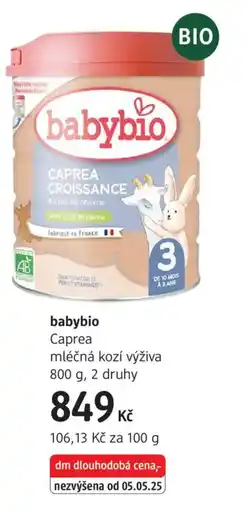 dm drogerie Babybio nabídka