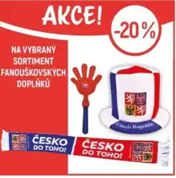 Globus Na vybraný sortiment fanouškovských doplňků nabídka