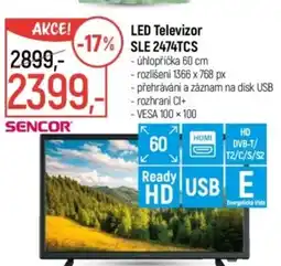 Globus LED Televizor SLE 2474TCS nabídka
