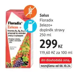 dm drogerie FLORADIX Salus nabídka