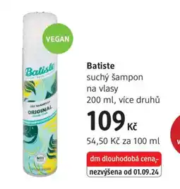 dm drogerie Batiste nabídka