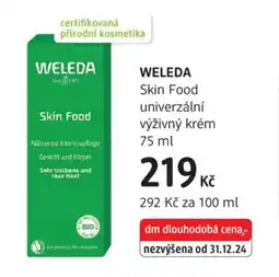 dm drogerie Weleda nabídka