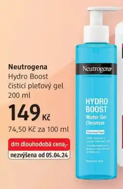 dm drogerie Neutrogena nabídka