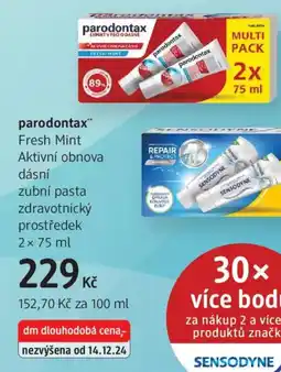 dm drogerie Parodontax nabídka