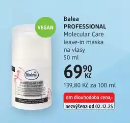 dm drogerie BALEA Professional nabídka