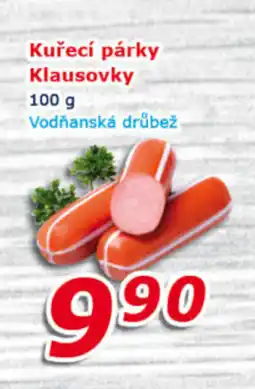 ESO MARKET Kuřecí párky klausovky nabídka