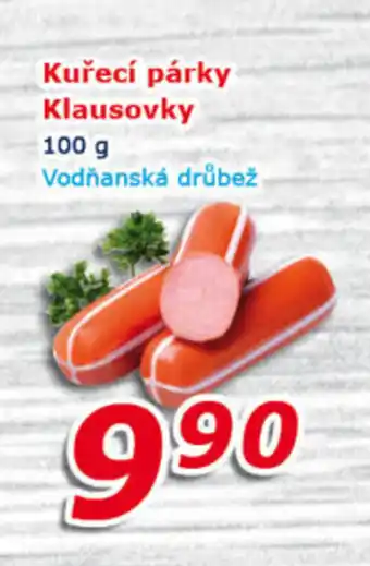 ESO MARKET Kuřecí párky klausovky nabídka