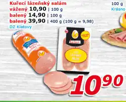 ESO MARKET Kuřecí lázeňský salám nabídka