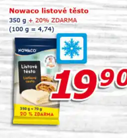 ESO MARKET NOWACO Listové těsto nabídka