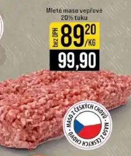 Jip Mleté maso vepřové 20% tuku nabídka