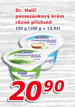 ESO MARKET DR. HALÍŘ Pomazánkový krém různé příchutě nabídka