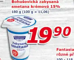 ESO MARKET Bohušovická zakysaná smetana krémová 15% nabídka