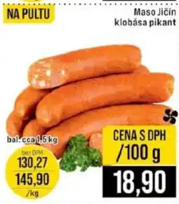 Jip Maso Jičín klobása pikant nabídka