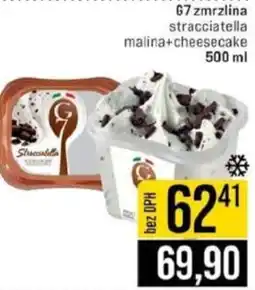 Jip G7 zmrzlina stracciatella malina+cheesecake nabídka