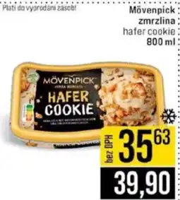 Jip Mövenpick zmrzlina hafer cookie nabídka