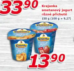 ESO MARKET KRAJANKA Smetanový jogurt různé příchutě nabídka