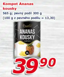 ESO MARKET KOMPOT Ananas kousky nabídka