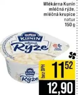 Jip Mlékárna Kunín mléčná rýže, mléčná krupice nabídka
