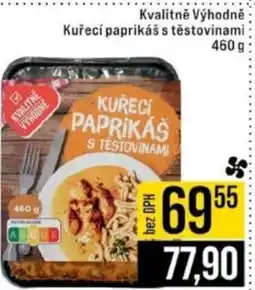 Jip Kvalitně Výhodně Kuřecí paprikáš s těstovinami nabídka