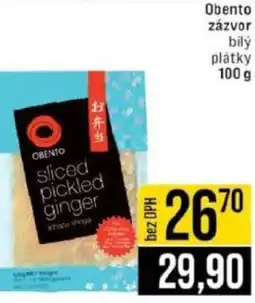 Jip Obento zázvor bilý plátky nabídka