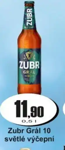 Adam Zubr Grál 10 světlé výčepní nabídka