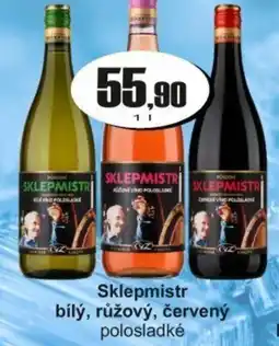 Adam Sklepmistr bílý, růžový, červený nabídka