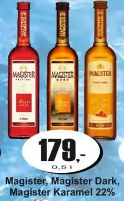 Adam Magister, Magister Dark, Magister Karamel 22% nabídka