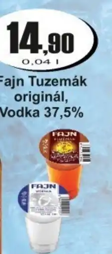 Adam Fajn Tuzemák originál, Vodka 37,5% nabídka