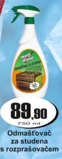 Adam Odmašťovač za studena s rozprašovačem nabídka