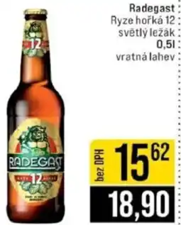 Jip Radegast Ryze hořká 12 světlý ležák nabídka