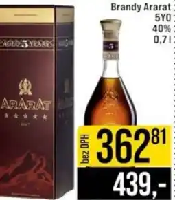 Jip Brandy Ararat 5 YO 40% nabídka