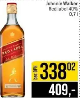 Jip Johnnie Walker Red label 40% nabídka
