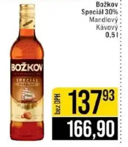 Jip Božkov Speciál 30% Mandlový Kávový nabídka
