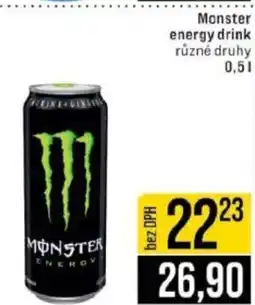 Jip Monster energy drink nabídka