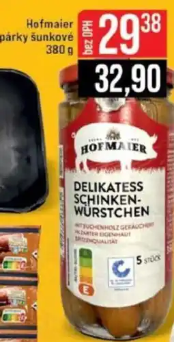 Jip Hofmaier párky šunkové nabídka