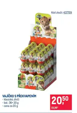 Makro Vajíčko s překvapením nabídka