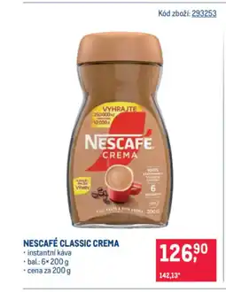 Makro Nescafé classic crema nabídka