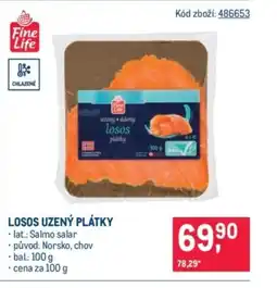 Makro Losos uzený plátky nabídka