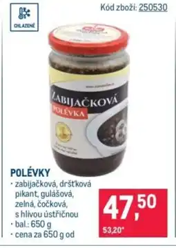 Makro Polévky nabídka