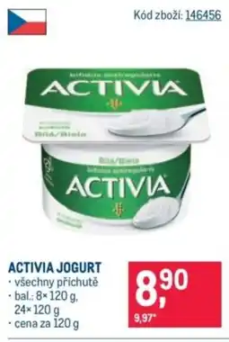 Makro Activia jogurt nabídka