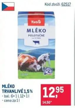 Makro Tatra Mléko trvanlive 1,5% nabídka