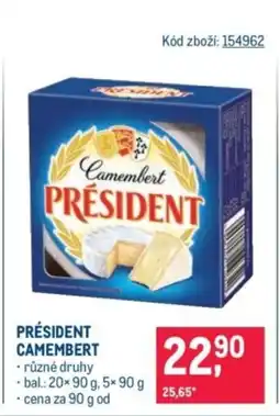 Makro Président Camembert nabídka