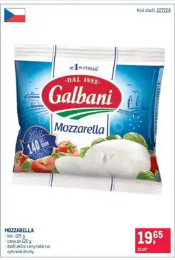 Makro Mozzarella nabídka
