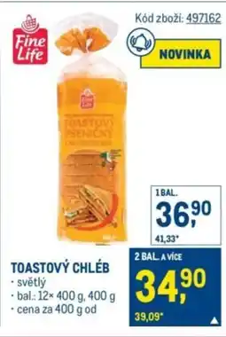 Makro Toastový chléb nabídka