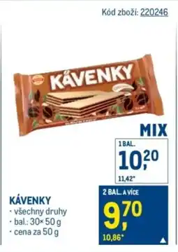 Makro Kávenky nabídka