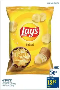 Makro Lay's chipsy nabídka