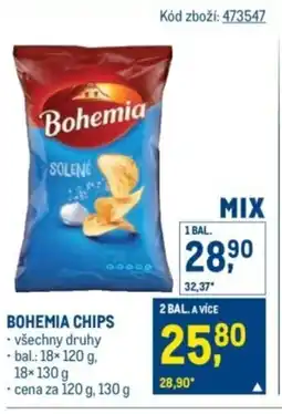 Makro Bohemia chips nabídka