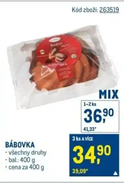 Makro Bábovka nabídka