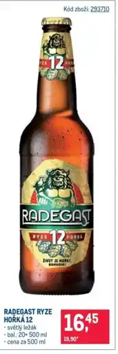 Makro Radegast Ryze hořká 12 nabídka